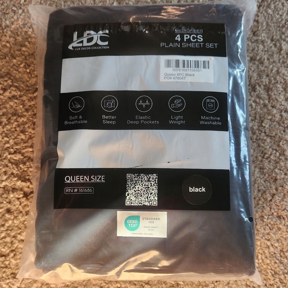 LUX Decor Queen Sheet Set